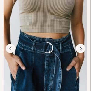 New Free People Amsterdam Bucket jeans.